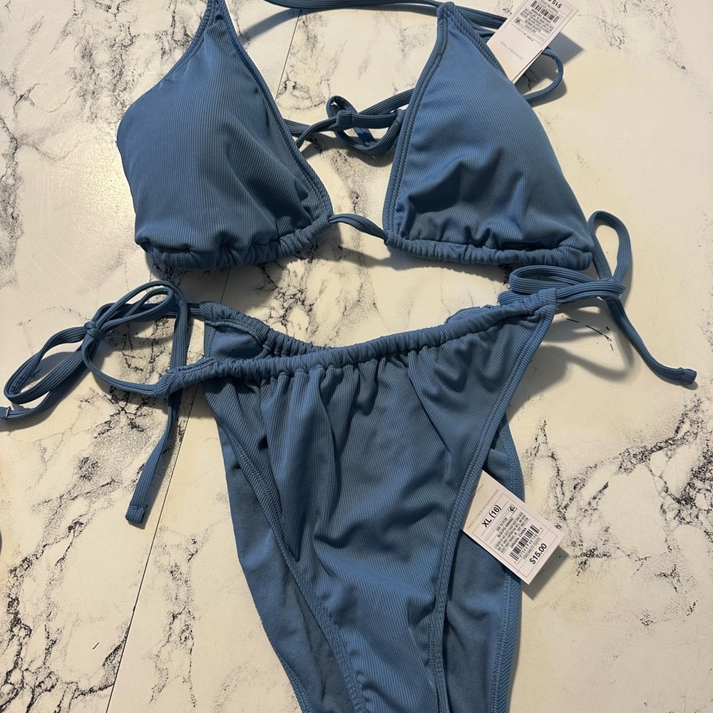 Wild Fable Blue Bikini Set